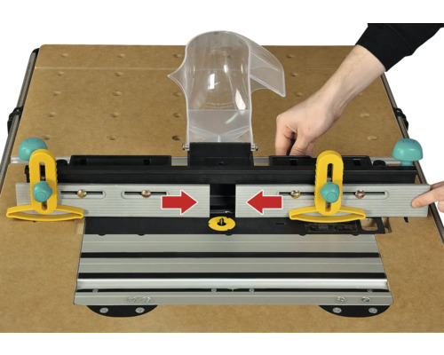 Wolfcraft freestafel met werkstukaanslag