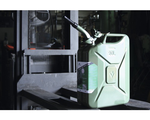 Brandstof jerrycan met vulstuk, 20 liter inhoud