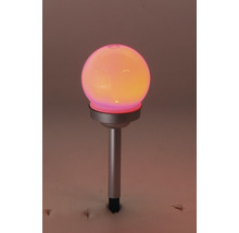 Tuinlamp met bolvormige lampenkap en grondpen