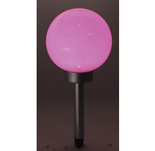 Tuinlamp met grondpen en bolvormige lampenkap