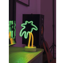 Neonlamp in de vorm van een palmboom als decoratie
