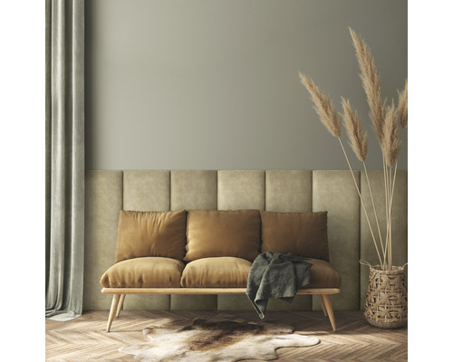 MOLLIS Wandkussen Preston lichtbruin 30x90 cm MOLLIS Wandkussen Preston lichtbruin 30x90 cm