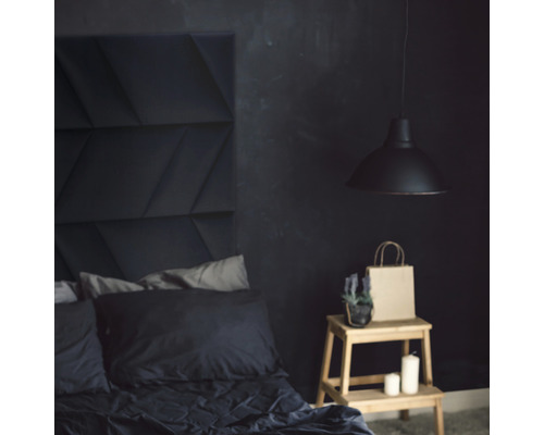MOLLIS Wandkussen Riviera zwart 30x30 cm