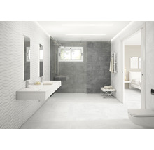 Decoratietegel Varana wit mat 45x90 cm