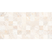 Decoratietegel Quarzite warmwit 32x62,5 cm
