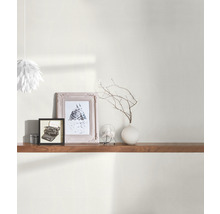 Woonkamer met wandplank en decoratie