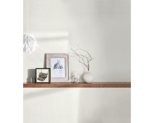 Woonkamer met wandplank en decoratie