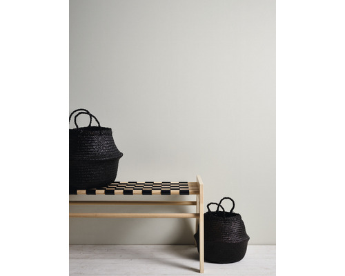 Rek met twee zwarte opbergmanden