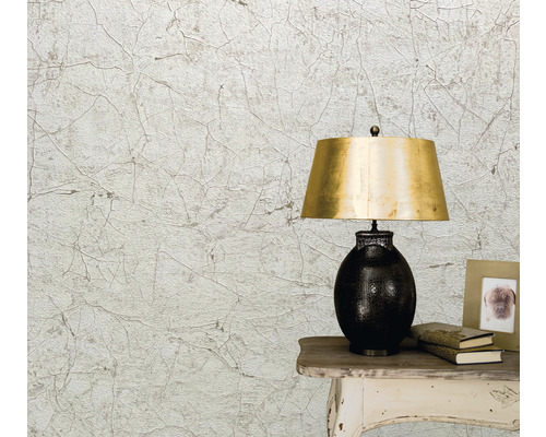 Decoratief behang met scheurpatroon in de woonkamer