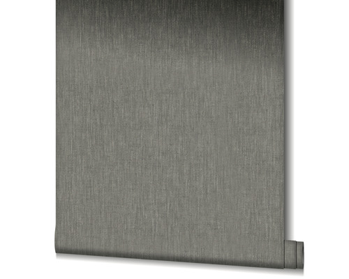 Rol grijs behang met textielstructuur