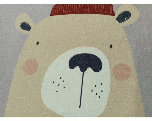 Illustratie van een beer met een muts