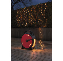Decoratieve lichtslinger met haspel voor buiten, voor sfeervolle verlichting van tuin of terras