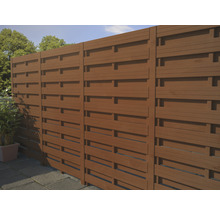Houten schutting voor de tuin