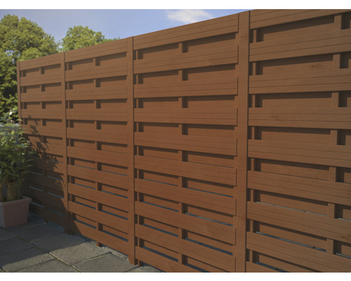 Houten schutting voor de tuin