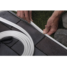 Installatie van een flexibele lichtstrip in de buitenruimte