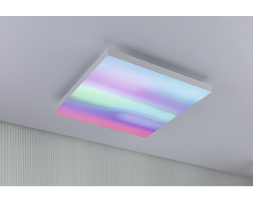 Vierkante plafondlamp met kleurverandering