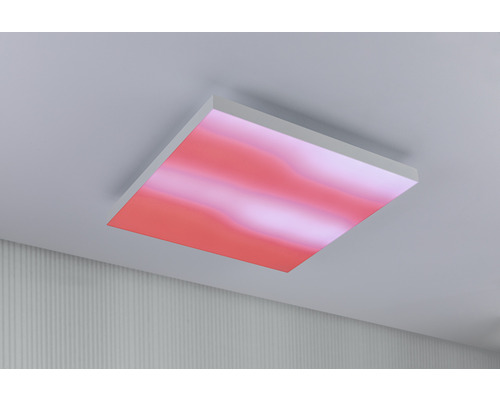 Vierkante plafondlamp met abstract patroon