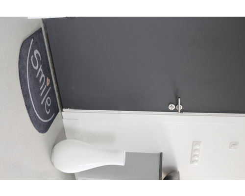 Deurmat met Smile-opschrift voor een deur