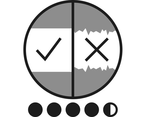 Symbool voor impactbestendigheid