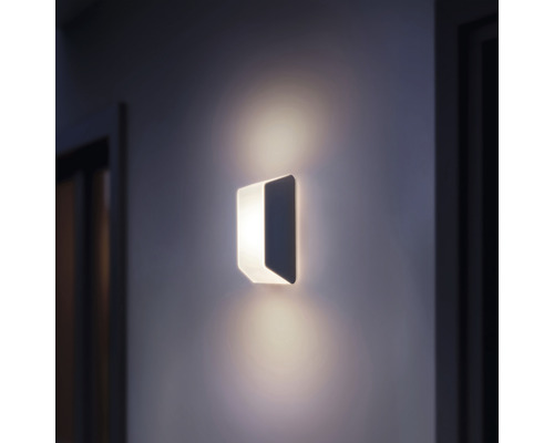 Verlichte led-wandlamp voor buiten