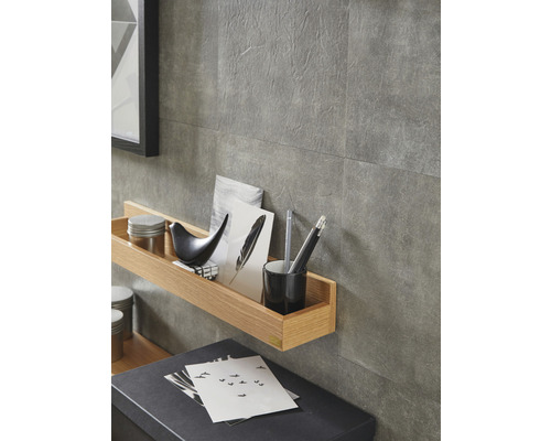 D-C-FIX Wandbekleding vinyl zelfklevend Wall Tiles Beton grijs 30,5x30,5 cm 6 stuks