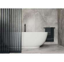 Wand- en vloertegel Lido Silver zilvergrijs 119,7x119,7 cm gerectificeerd