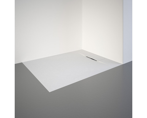 Inloopdouche met afvoergoot in badkamer