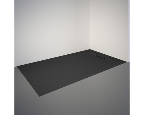 Gelijkvloerse douche met afvoergoot in de badkamer