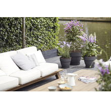 ELHO Bloempot Vibia Campana Kunststof antraciet Ø 40 cm H 33,4 cm