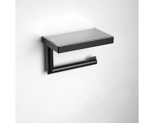 Toiletpapierhouder met plank