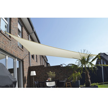 FLORACORD Schaduwdoek wind- en waterdoorlatend crèmewit 360x360 cm