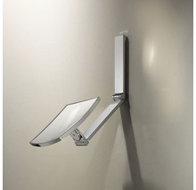 Wandgemonteerde douchestoel van metaal