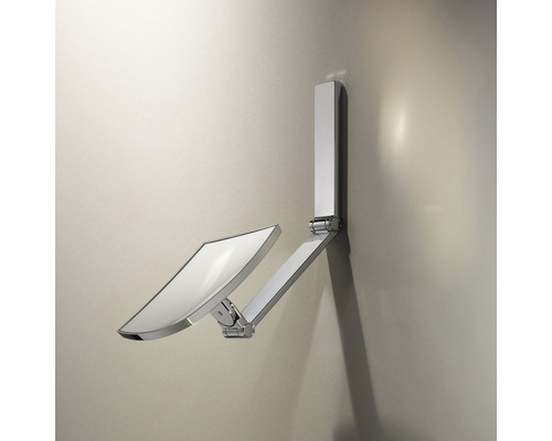 Wandgemonteerde douchestoel van metaal