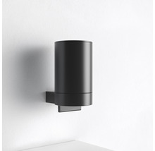 Zwarte zeepdispenser voor wandmontage