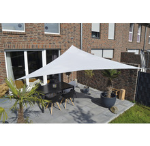 FLORACORD Schaduwdoek wind- en waterdoorlatend driehoek antraciet 360x360x360 cm