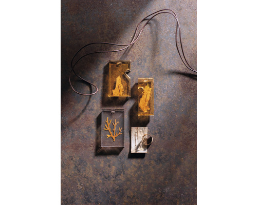 Decoratieve sieraden hangers met verschillende motieven en koord