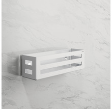 Witte metalen wandplank voor badkamer