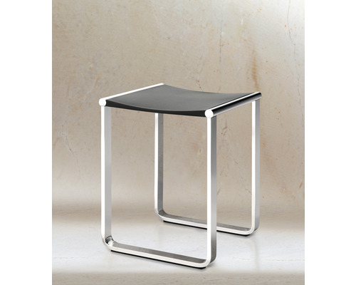 Kruk met zitting en metalen frame