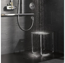 Douche met douchekruk, handgreep en plank