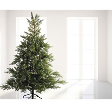 Versierde kerstboom met lichtjes binnenshuis