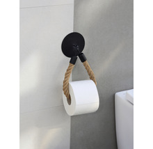 Toiletpapierhouder met touwophanging aan de muur