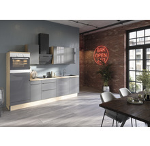 OPTIFIT Keukenblok zonder apparatuur Linus984 antraciet mat 270x60 cm
