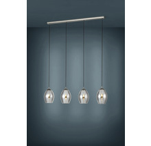 EGLO Hanglamp Estanys 4-lichts nikkel/zwart-thumb-2