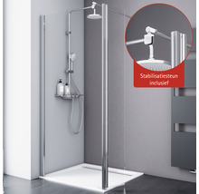 Douchecabine met stabilisatiesteun