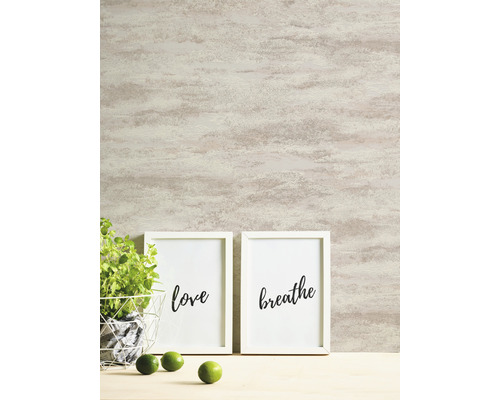 Wanddecoratie met twee fotolijsten, plant en limoenen