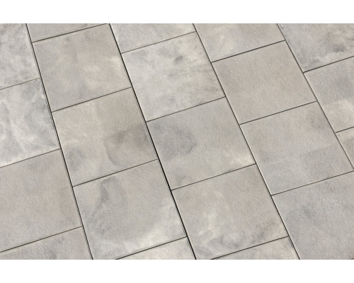 DIEPHAUS Terrastegel iStone Style met facet witzwart, 40 x 40 x 4 cm