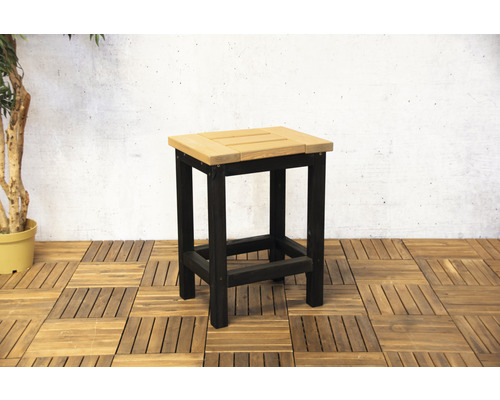 Houten kruk voor binnen- en buitengebruik