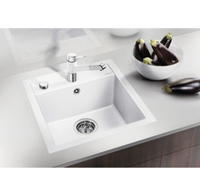 Keuken spoelbak van kwartscomposiet met kraan en afvoergarnituur