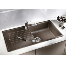 Spoelbak met afdruiprek en kraan