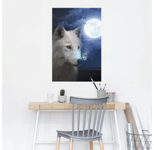 REINDERS Maxiposter Wolf Moon 61x91,5 cm